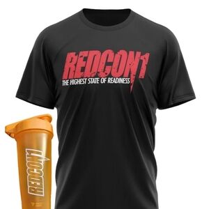 Redcon1 Tee & Protein Shaker Bottle Lot NWT
